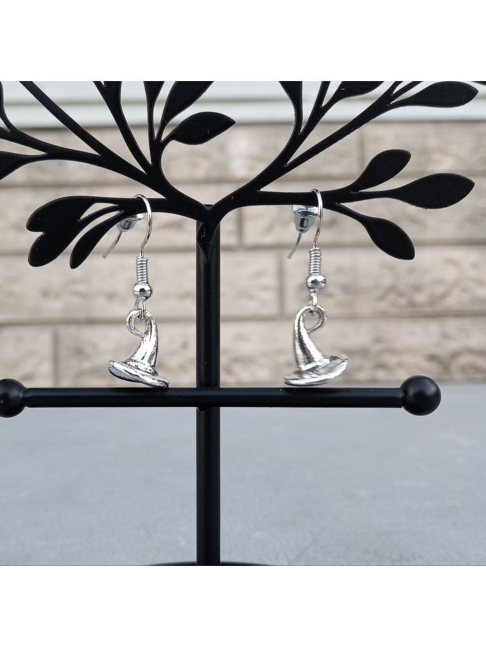 2/$10 Mini Witch Hat Dangle Earrings